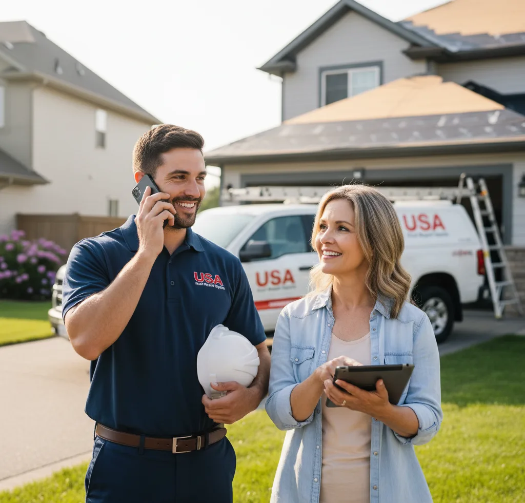 USA Roof Repair Experts customer support in Marion